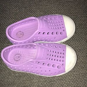 Native Jefferson purple lilac toddler waterproof